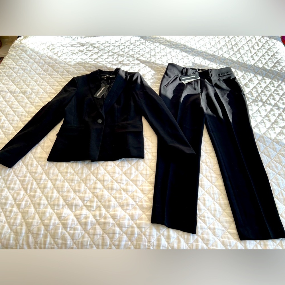 Karl Lagerfeld Suit. Approx size 6